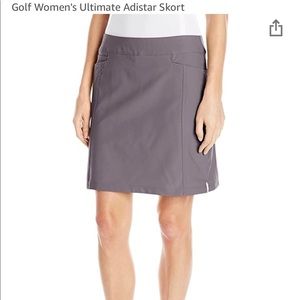 NWT BLACK Adidas Adistar Golf Skort, Size Small